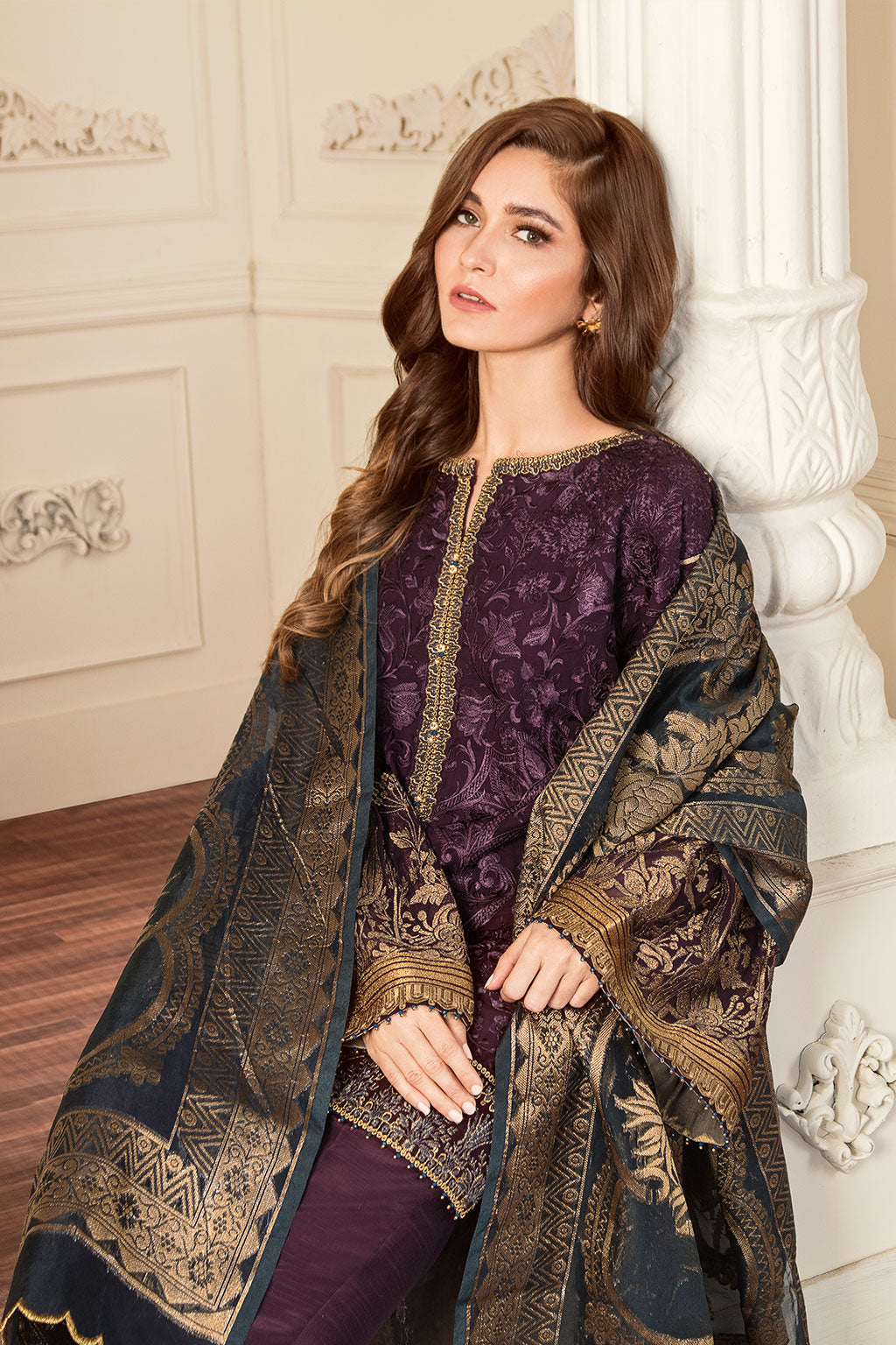 Baroque - EMBROIDERED CHIFFON CH05-10