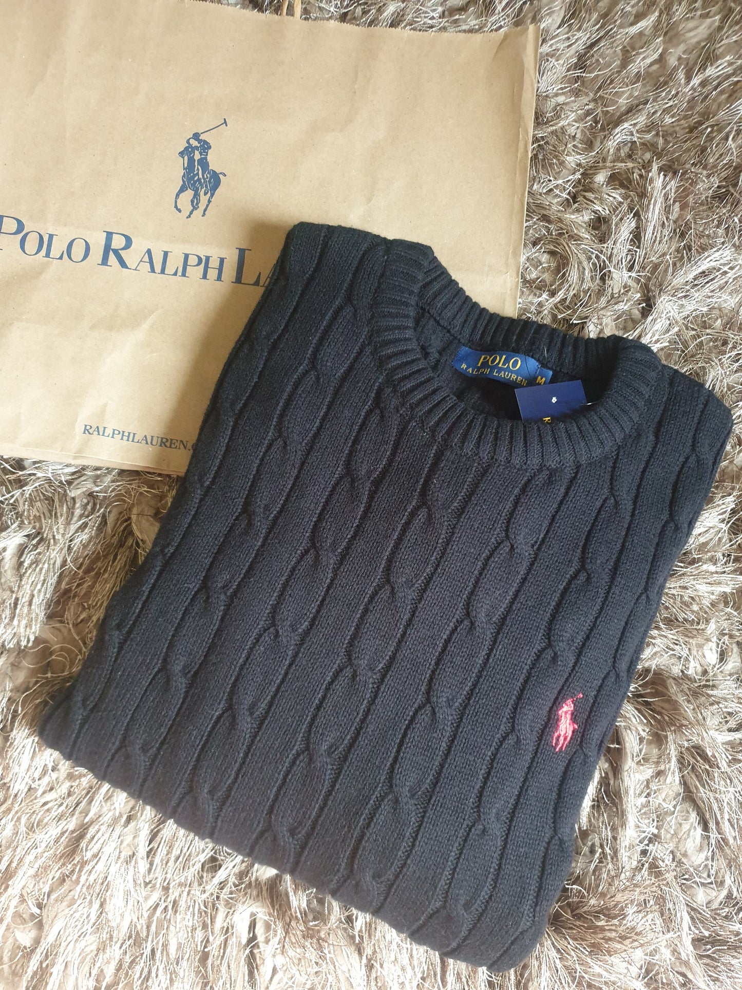 Cable Sweater - Black