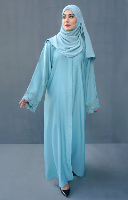 Hareer - Laurel Sky FRONT OPEN ABAYA