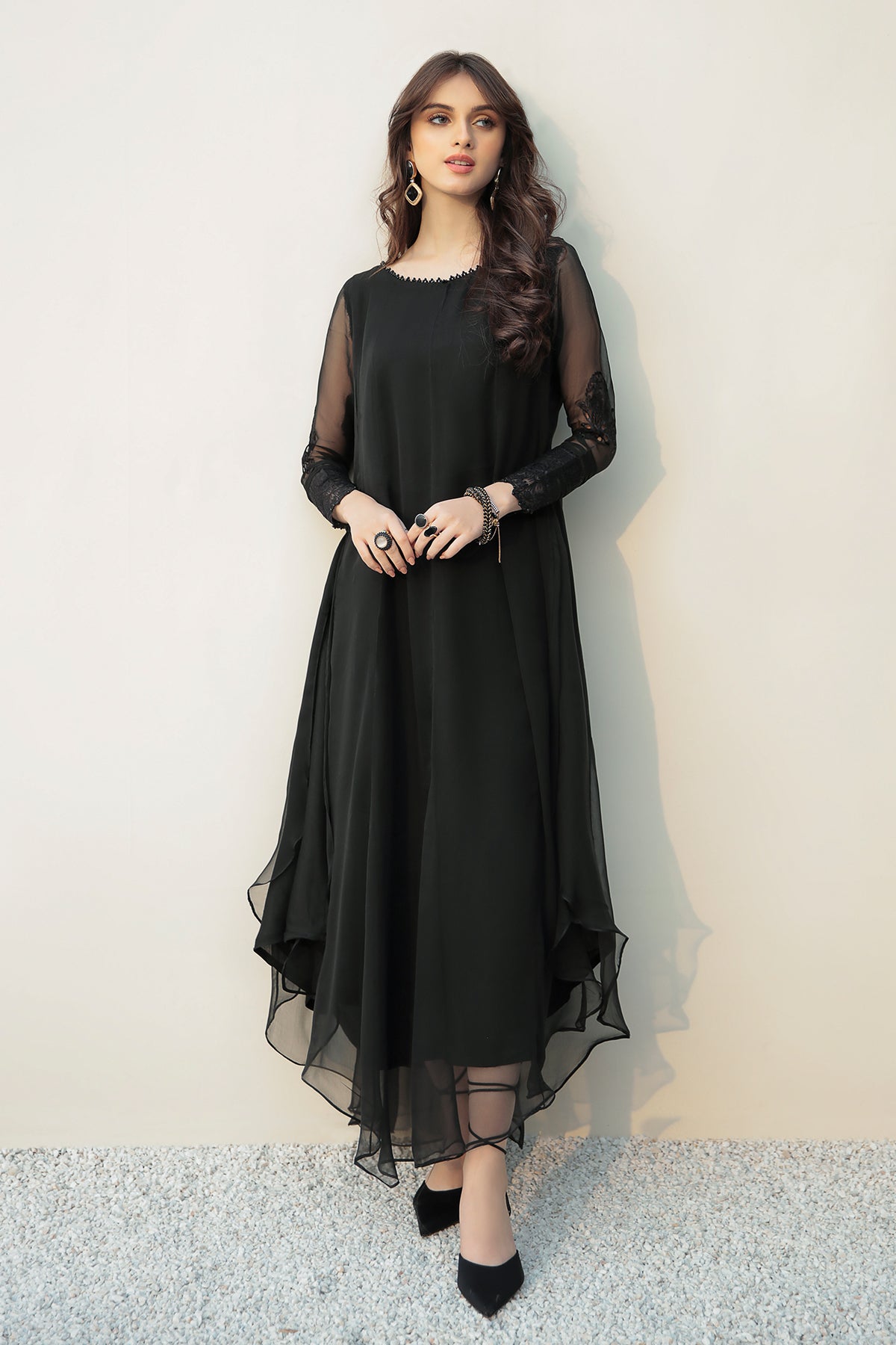 Baroque - EMBROIDERED CHIFFON PR-558