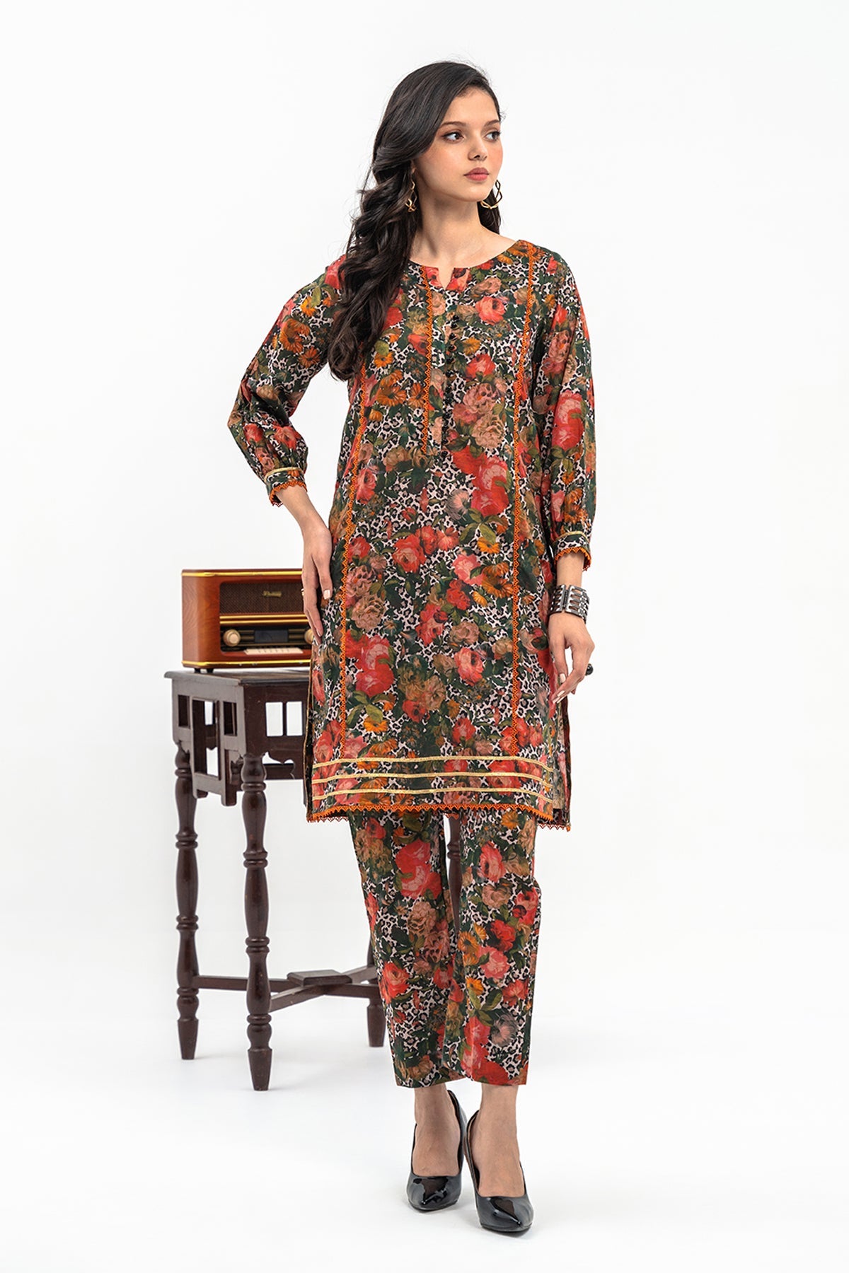 Charizma - 2-PC Printed Lawn Shirt with Trouser CPM-3-285A