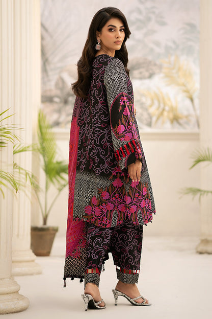 Charizma - 3-Pc Charizma Unstitched Linen Slub with Printed Wool Shawl CPW3-21