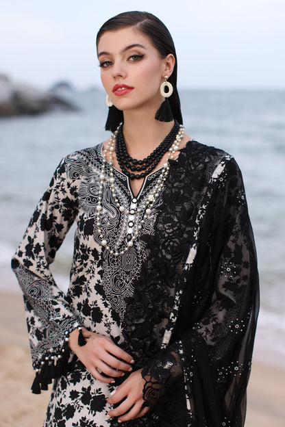 Charizma - 3-PC Unstitched Printed Lawn Shirt with Embroidered Dupatta and Trouser PM4-01