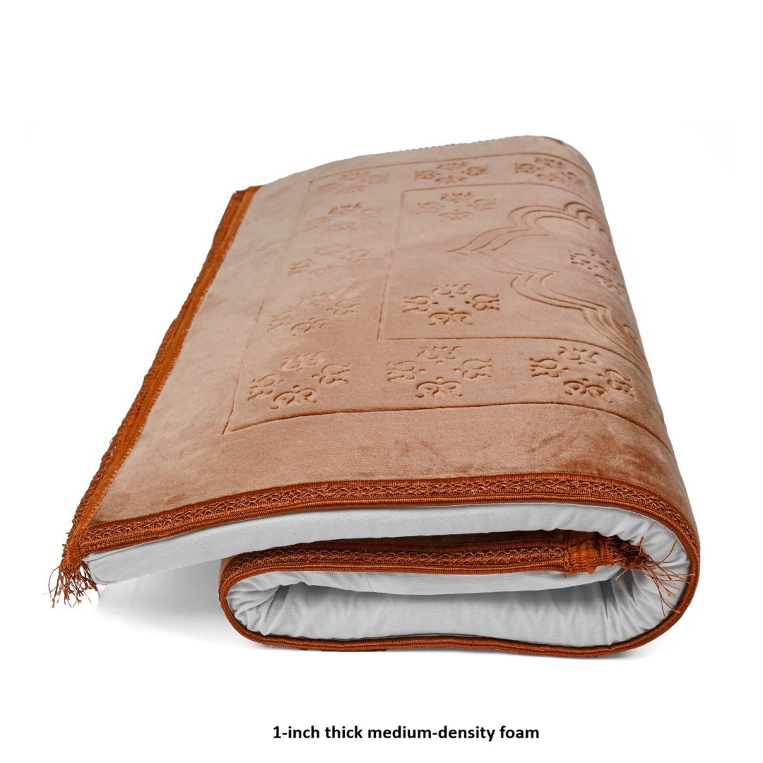 Premium 1-Inch Foam Prayer Mat – Comfortable Janamaz