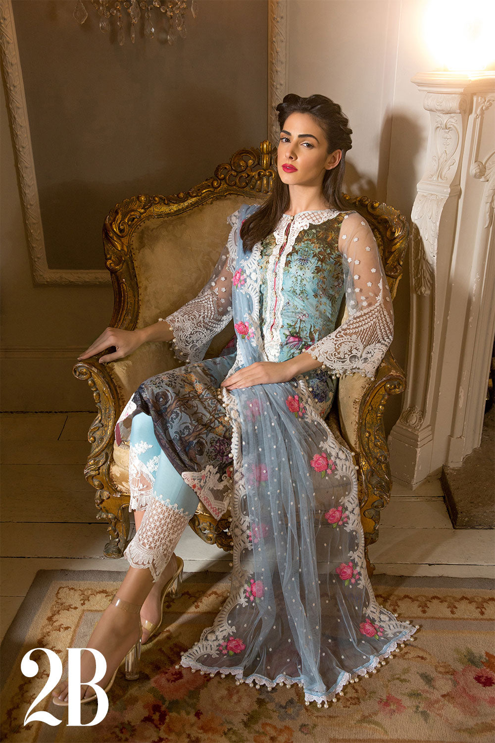 Sobia Nazir - Design 2B Spring/Summer Lawn 2017