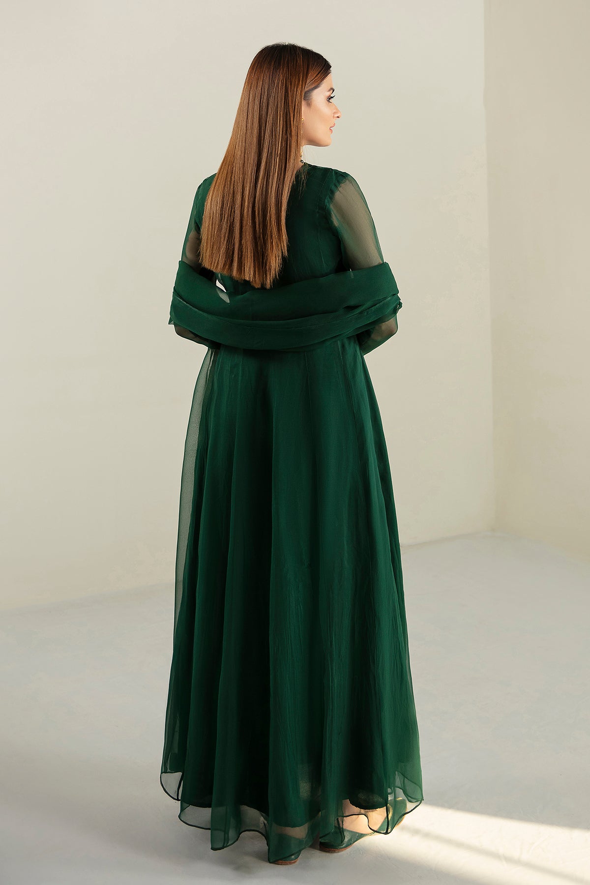 Baroque - PLAIN CHIFFON FROCK PR-581