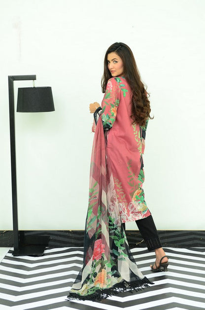 Ellena - 3-PC Unstitched Lawn