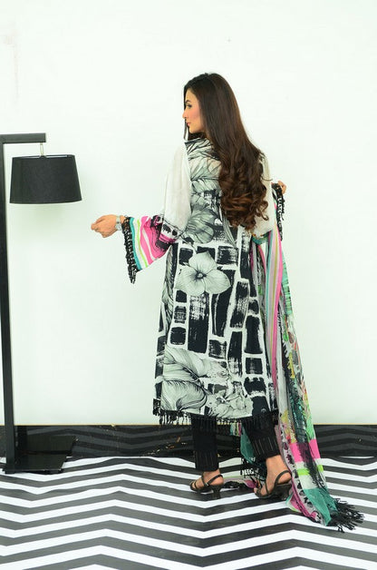 Ellena - 3-PC Unstitched Lawn