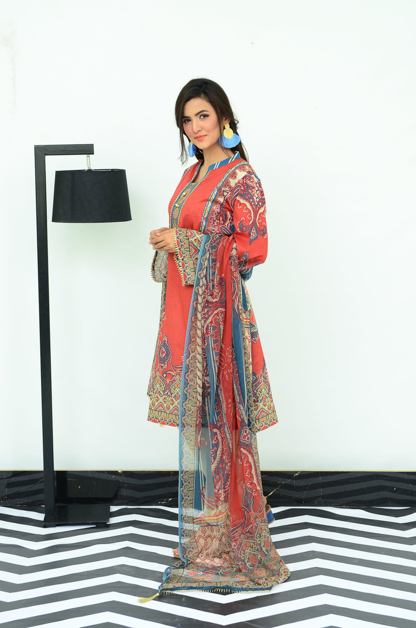 Ellena - 3-PC Unstitched Lawn