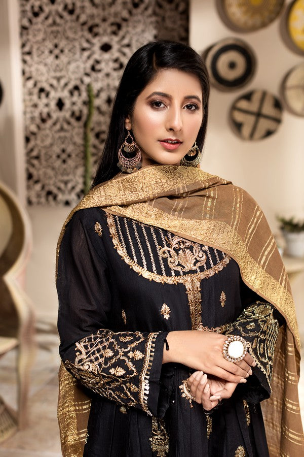 Ellena - 3-PC Stitched Paper Cotton Suit