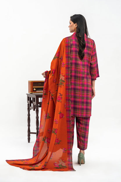 Charizma - 3-PC Printed Staple Shirt with Staple Dupatta Shawl and Trouser CPM-3-270