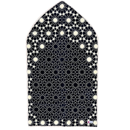 Al Andalusia Prayer Mat (Jai Namaz) - Navy