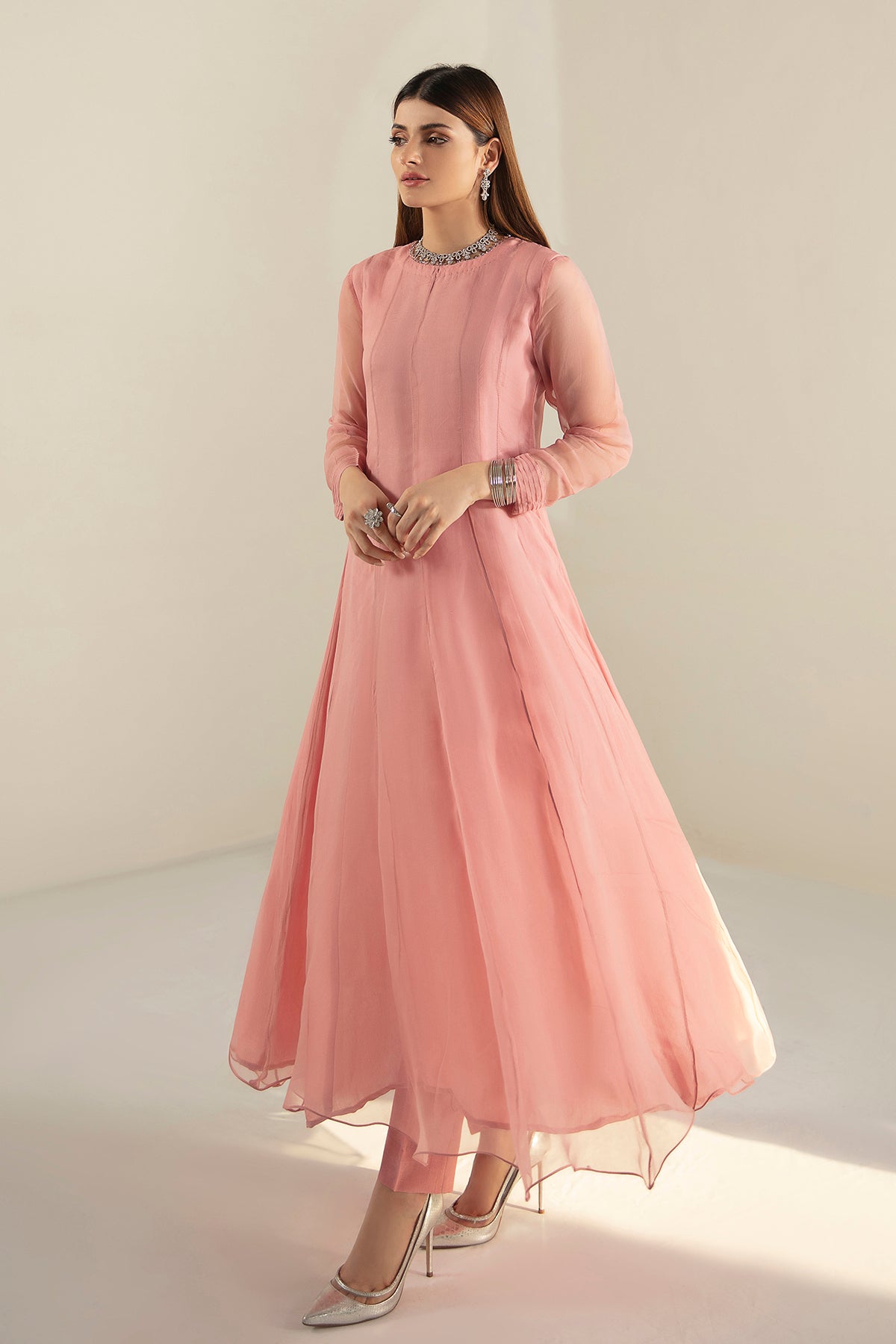 Baroque - PLAIN CHIFFON FROCK PR-580