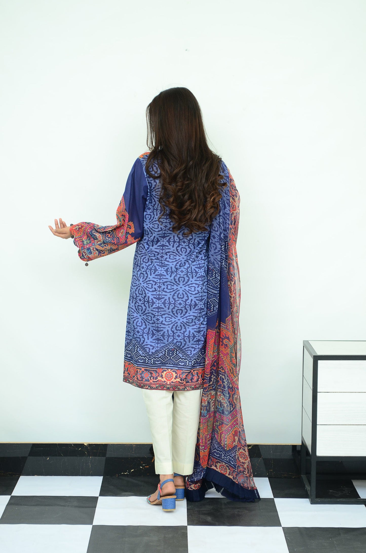 Ellena - 3-PC Unstitched Lawn