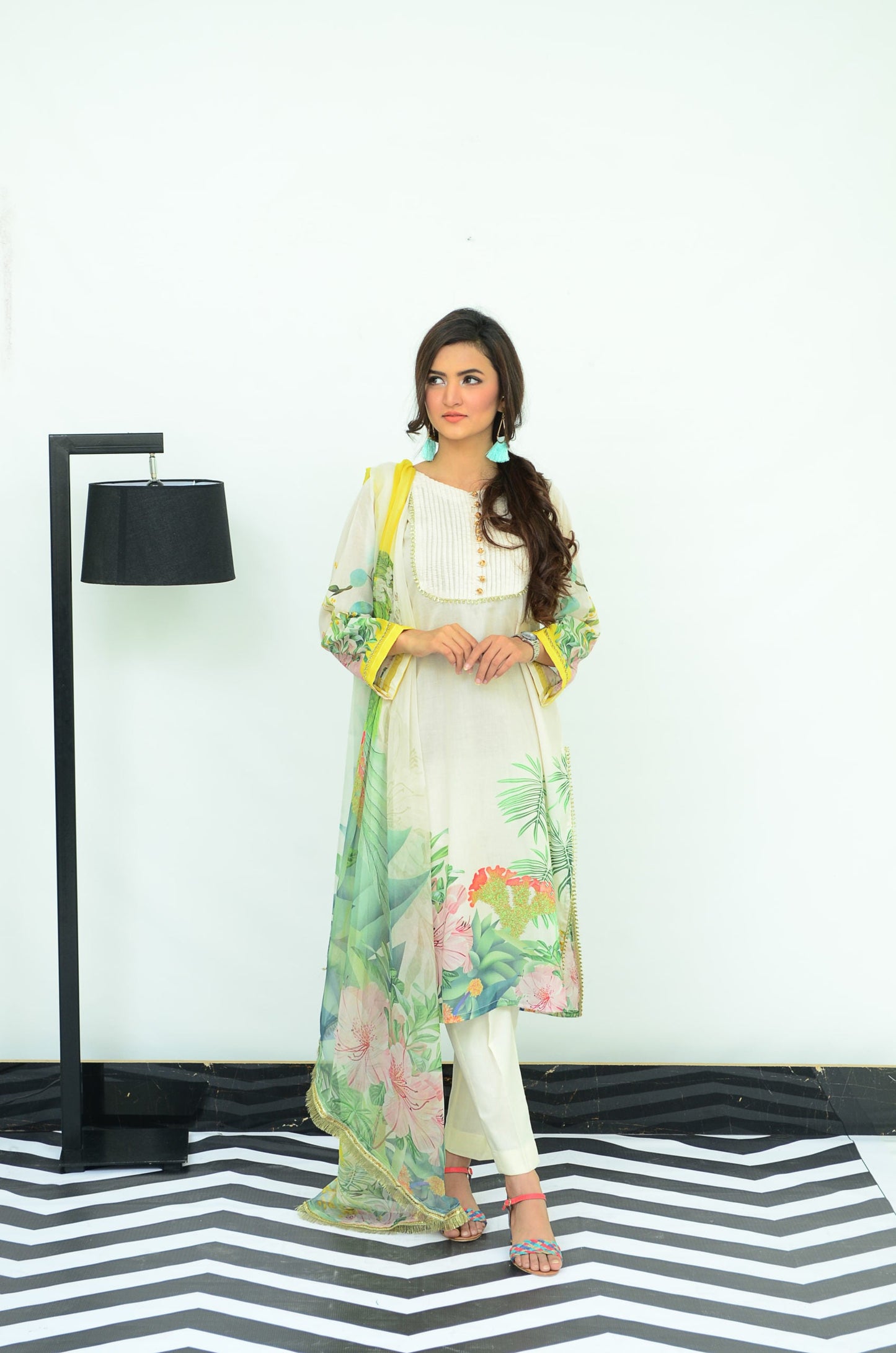 Ellena - 3-PC Unstitched Lawn