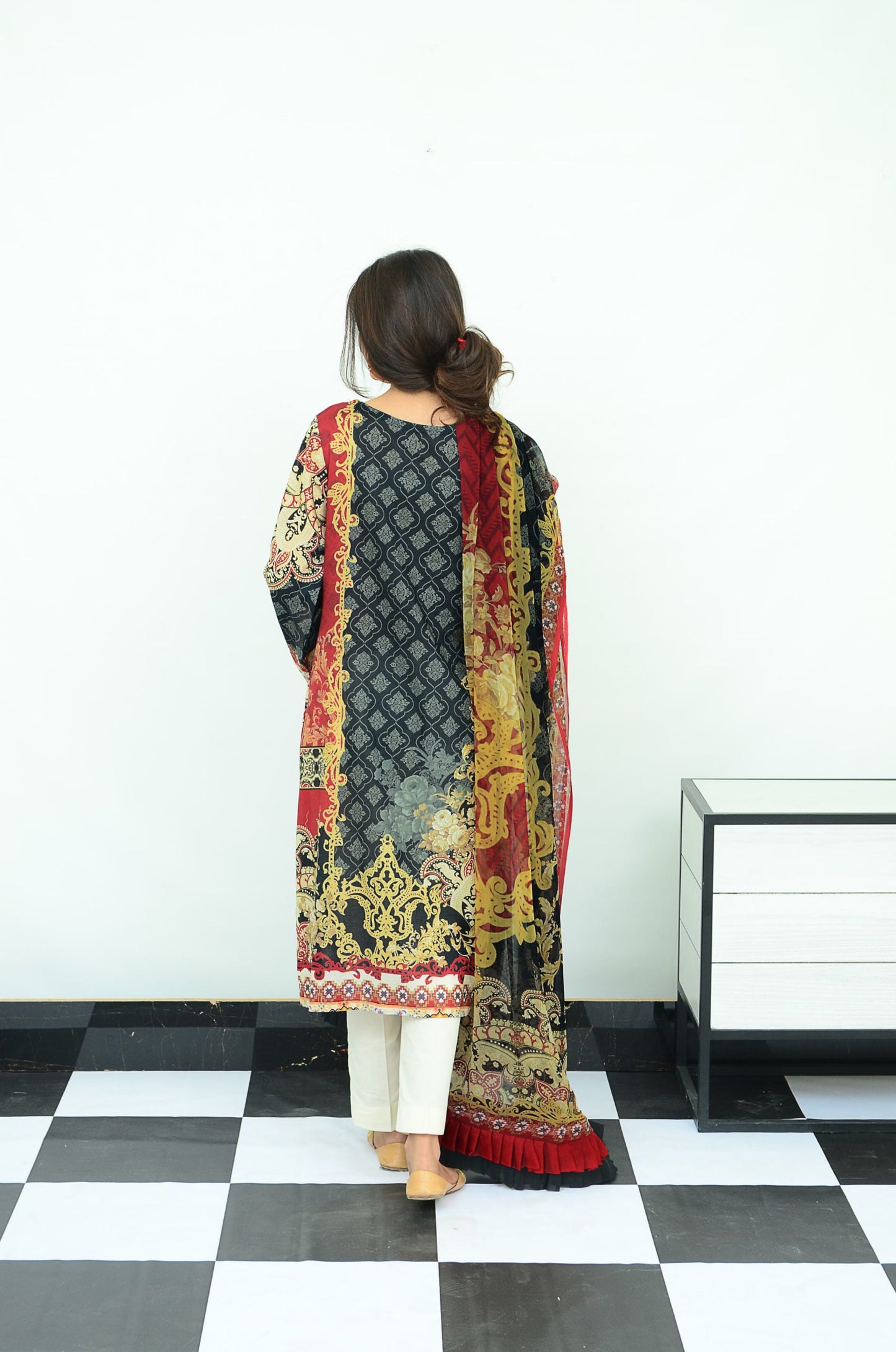 Ellena - 3-PC Unstitched Lawn