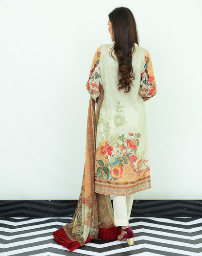 Ellena - 3-PC Unstitched Lawn