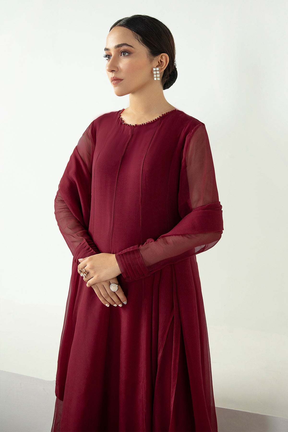 Baroque - PLAIN CHIFFON FROCK PR-577