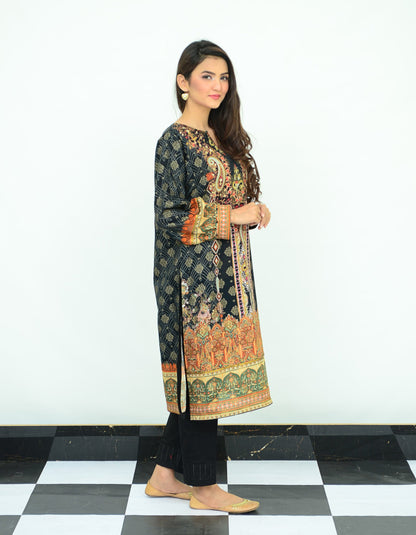 Ellena - 1-PC Kurti Unstitched Jacquard