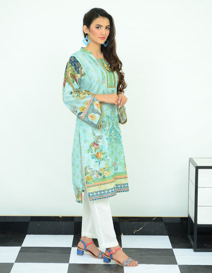 Ellena - 1-PC Kurti Unstitched Jacquard