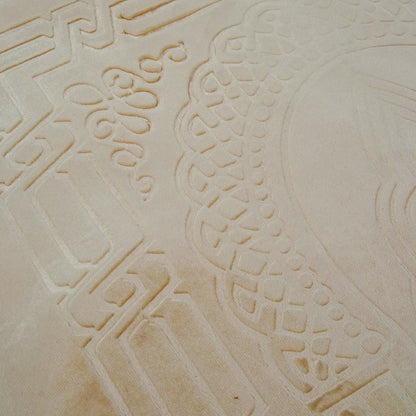 PrayerEase - Al Shifa Ortho Memory Foam Prayer Mat (Jai Namaz) – Beige