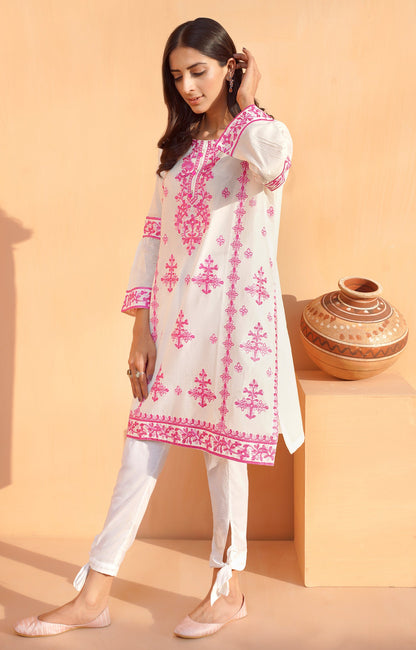 Hareer - PINK JULEP - EMBROIDERED SHIRT