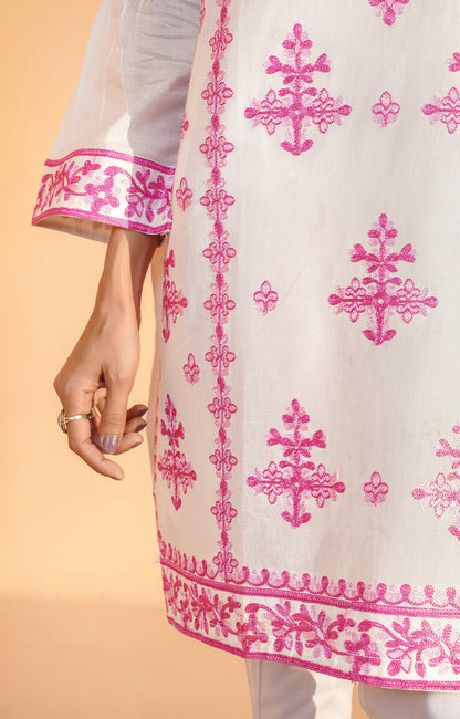 Hareer - PINK JULEP - EMBROIDERED SHIRT