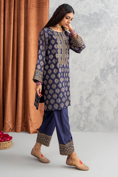 Charizma - 2-PC Printed Staple Shirt with Trouser CNP-3-246