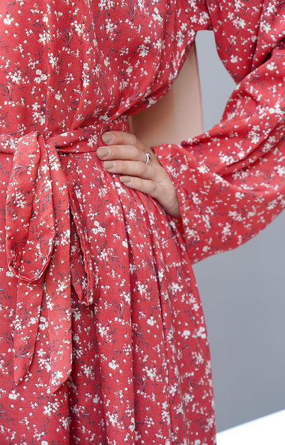 Hareer - SCARLET BLOOM PRINTED MODEST WEAR