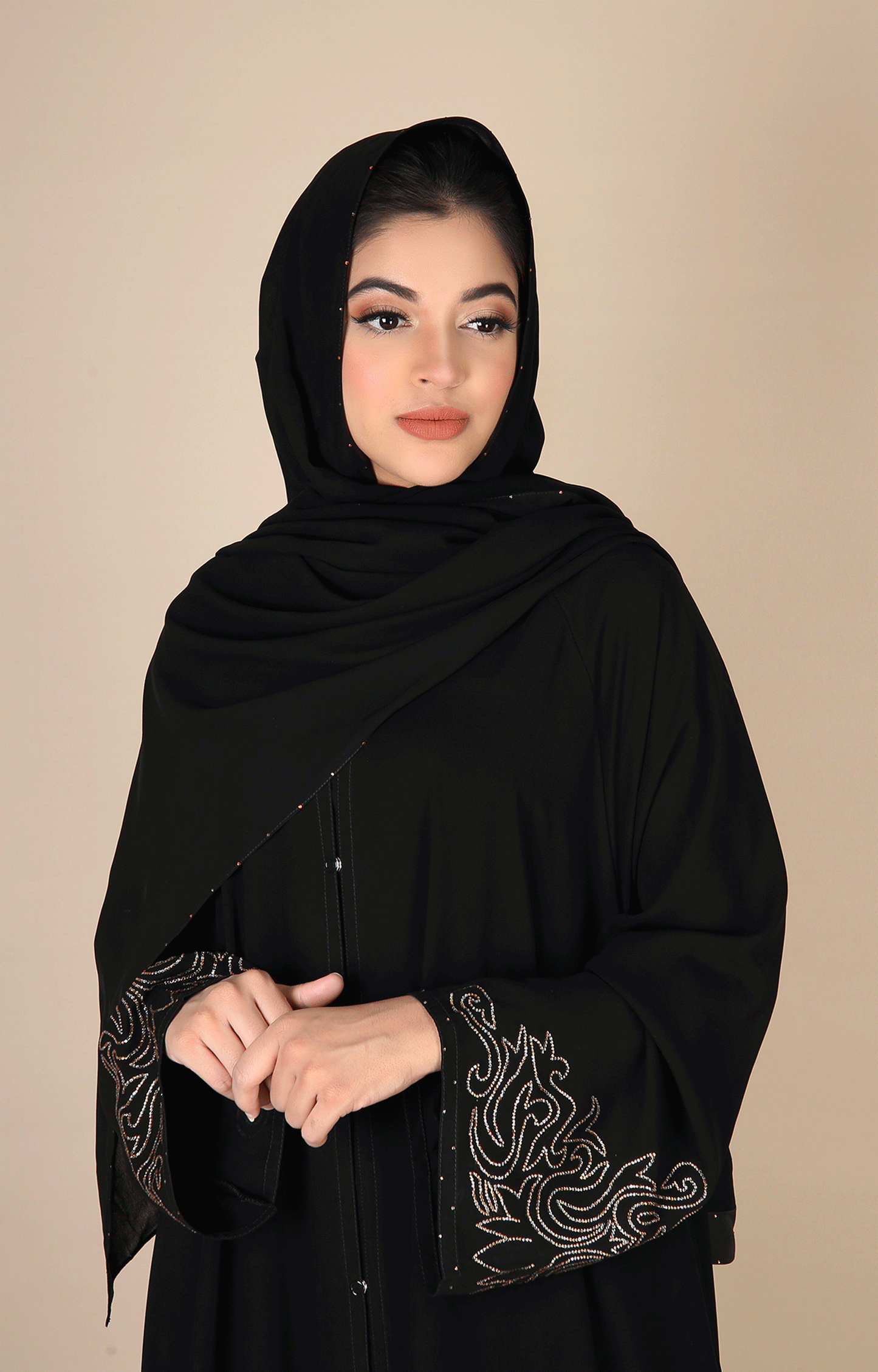 Hareer - Flare Black Abaya