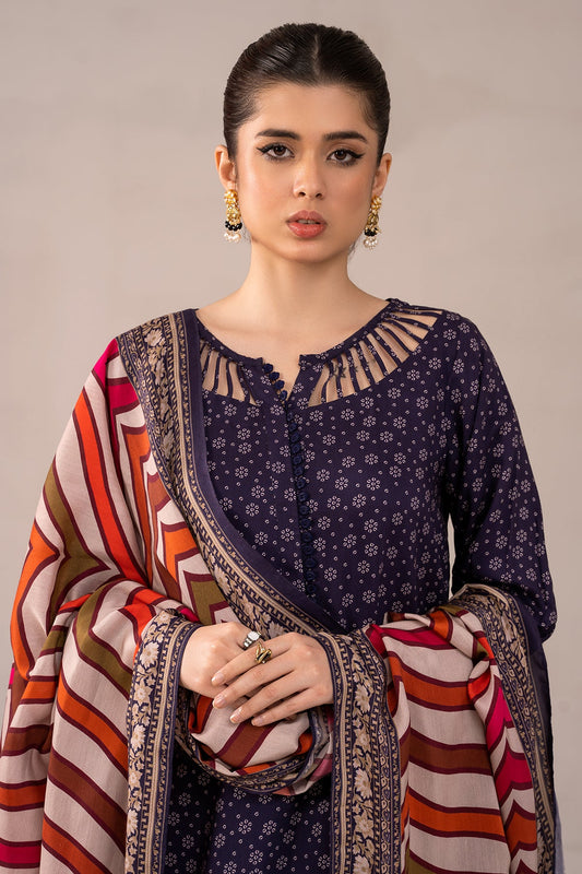 Charizma - 3-PC Printed Staple Shirt with Staple Trouser and Staple Dupatta NYS4-07