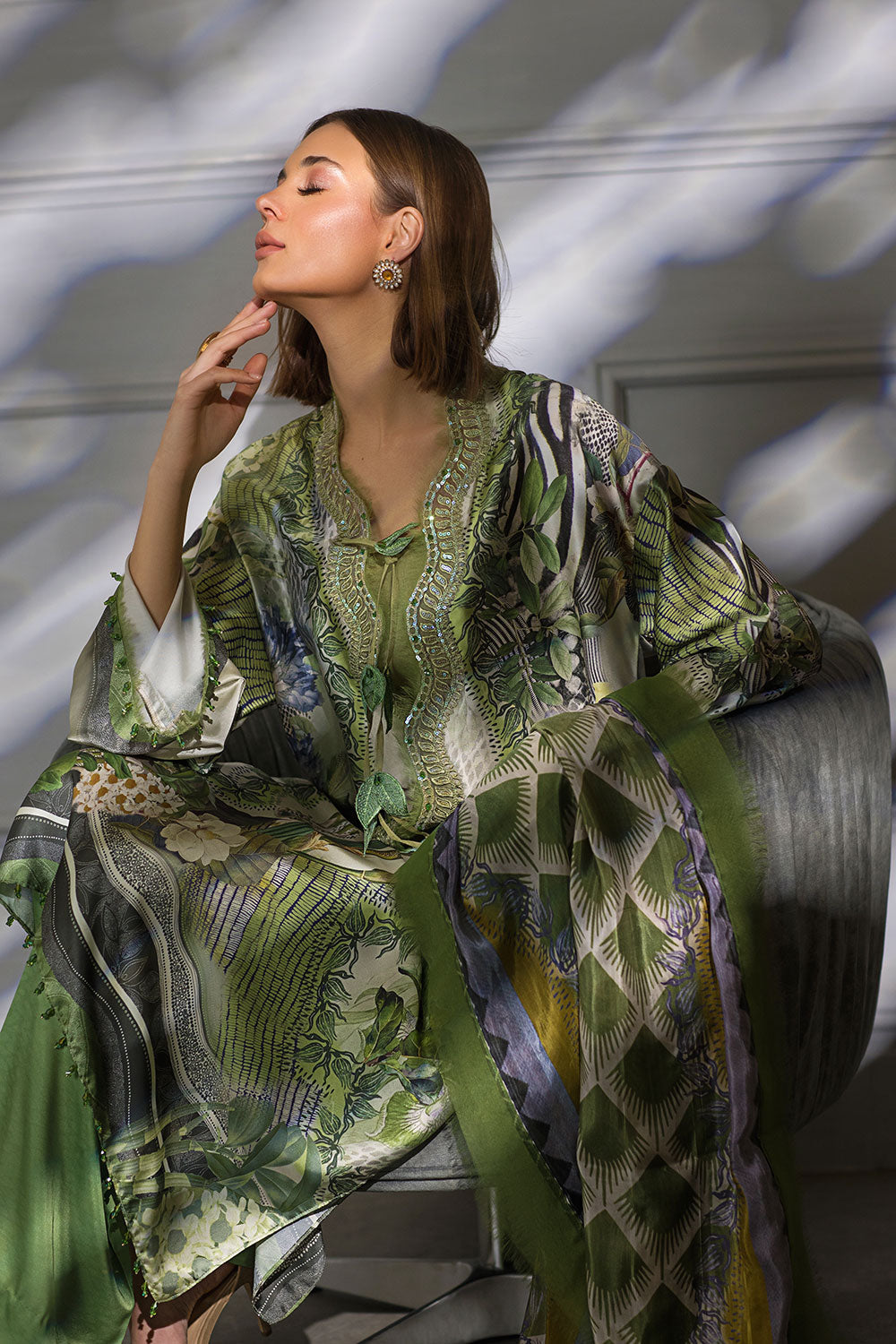 Sobia Nazir - Design 10 Silk Unstitched Collection 2023 (Vol. 2)