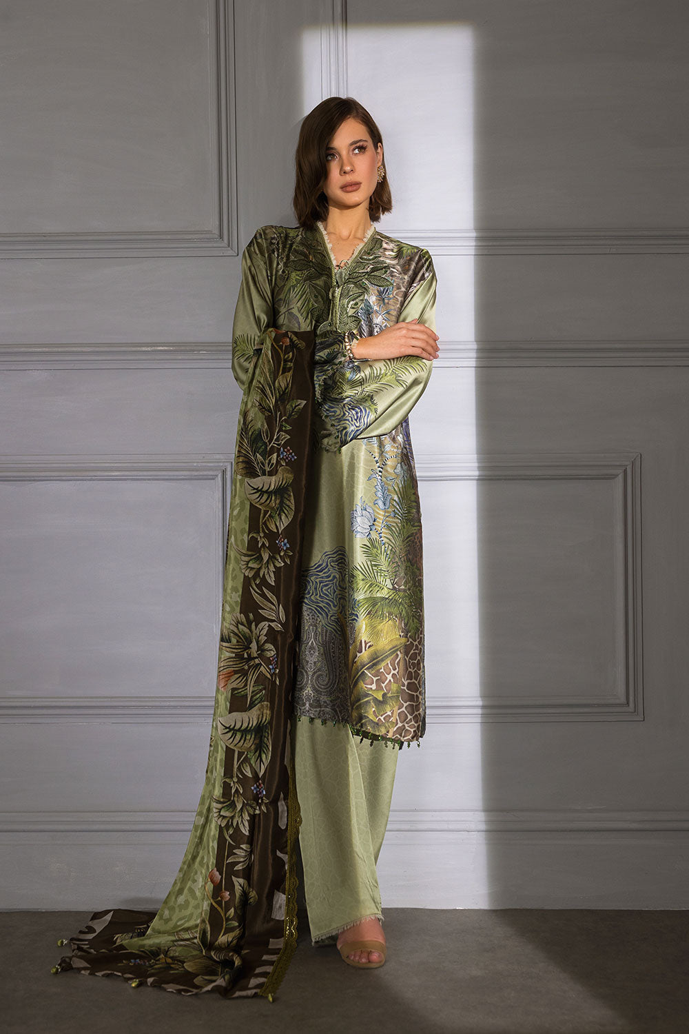 Sobia Nazir - Design 04 Silk Unstitched Collection 2023 (Vol. 2)