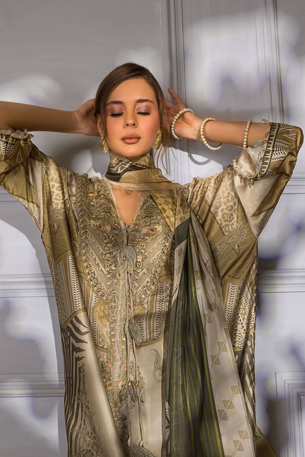 Sobia Nazir - Design 07 Silk Unstitched Collection 2023 (Vol. 2)