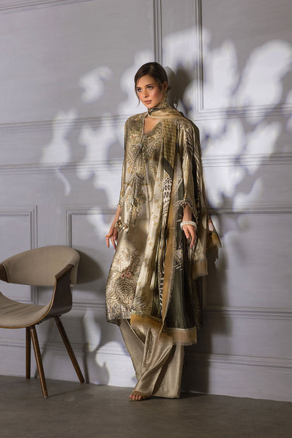 Sobia Nazir - Design 07 Silk Unstitched Collection 2023 (Vol. 2)