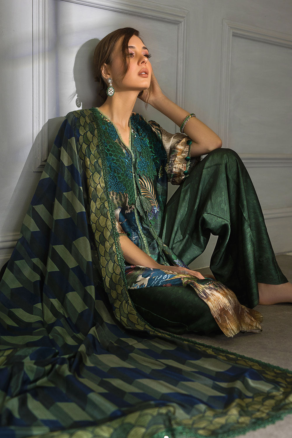 Sobia Nazir - Design 06 Silk Unstitched Collection 2023 (Vol. 2)