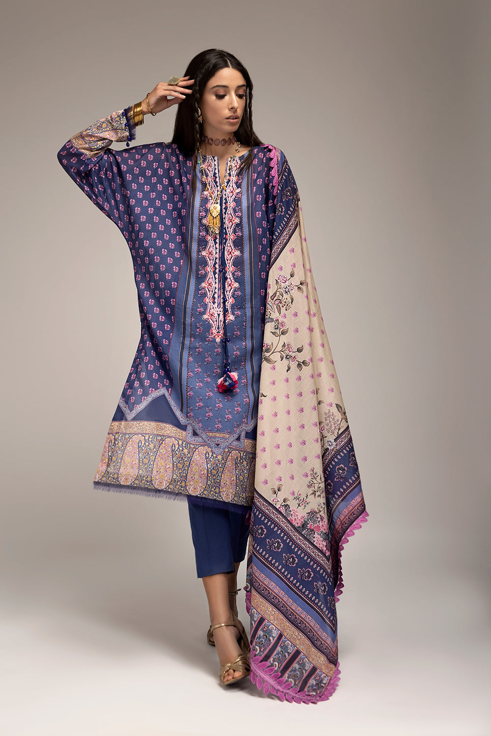 Sobia Nazir - Design 1A Lawn Prints 2022 Unstitched