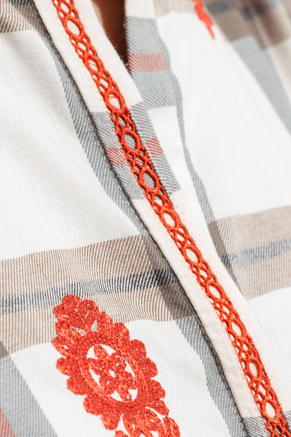 Beechtree - 1 PIECE - EMBROIDERED KHADDAR SHIRT - ANTIQUE GEM