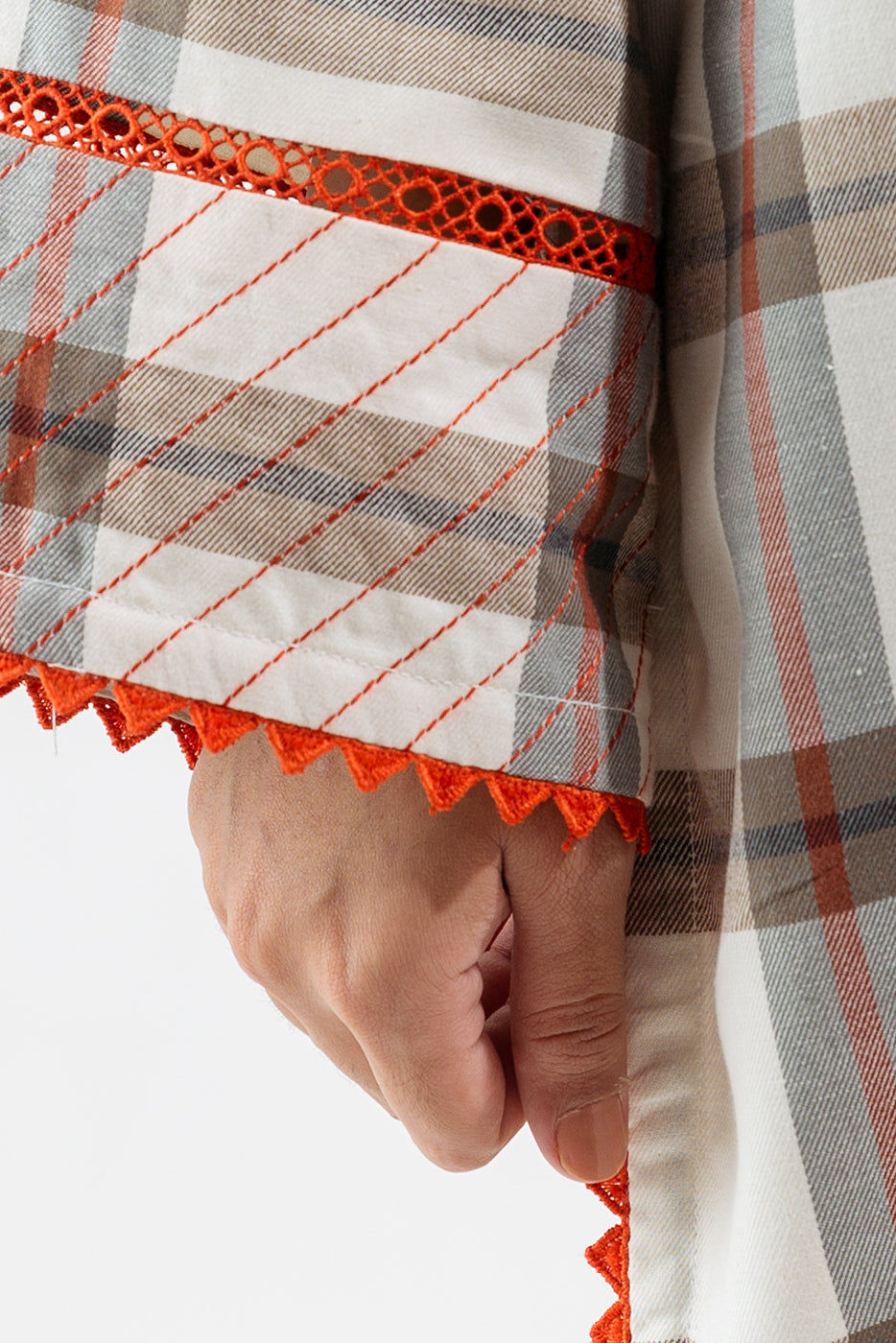 Beechtree - 1 PIECE - EMBROIDERED KHADDAR SHIRT - ANTIQUE GEM