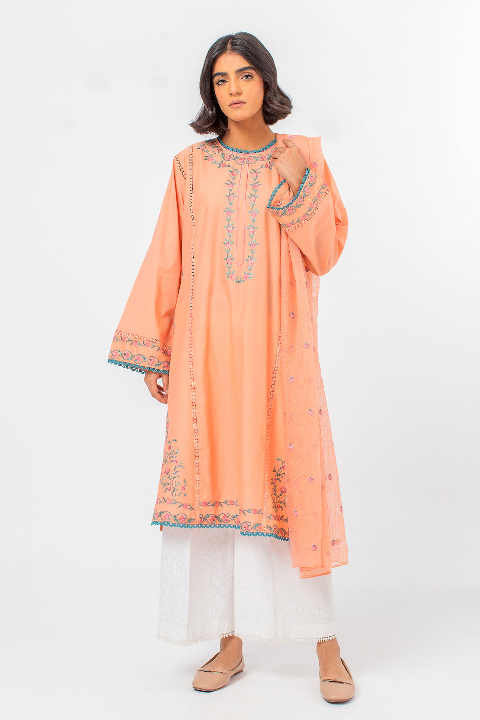Beechtree - 2 PIECE EMBROIDERED LAWN SUIT (PRET)