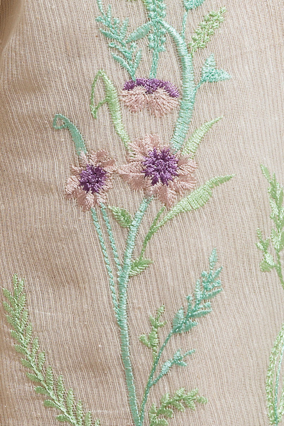 Beechtree - Embroidered Shirt With Dupatta