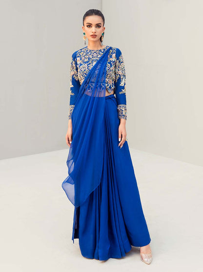 Abeera Usman - Blue Saree