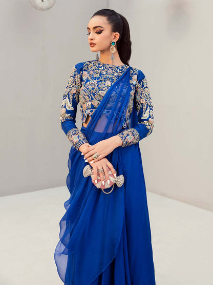 Abeera Usman - Blue Saree