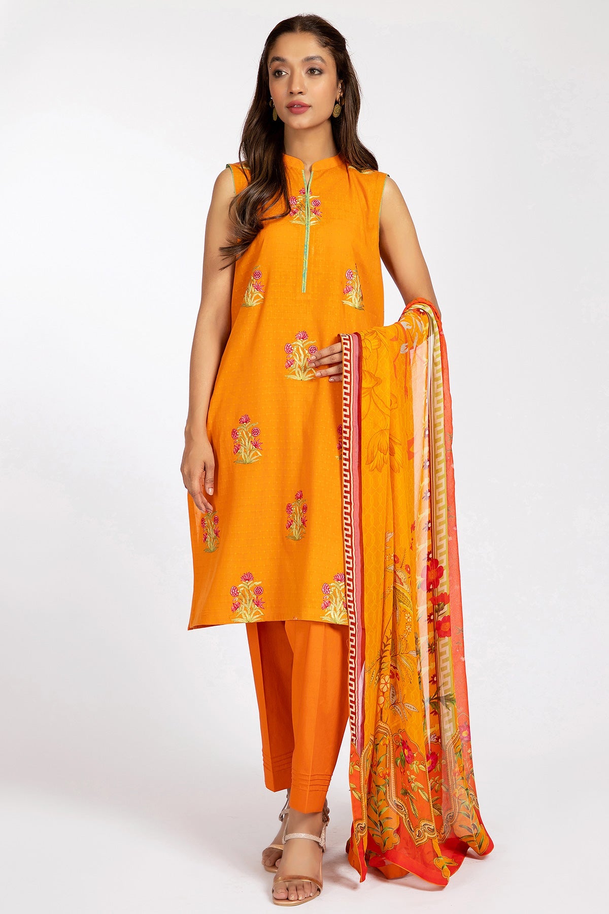 Kayseria - 3 Piece Dobby Lawn Suit