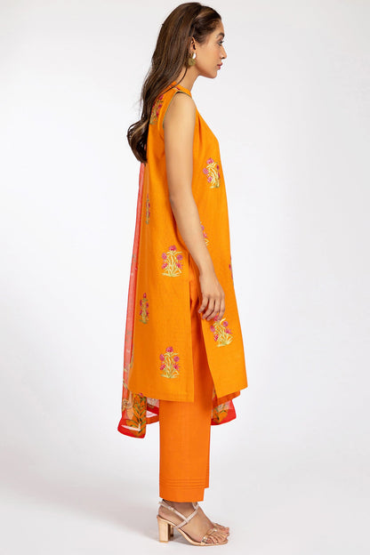 Kayseria - 3 Piece Dobby Lawn Suit