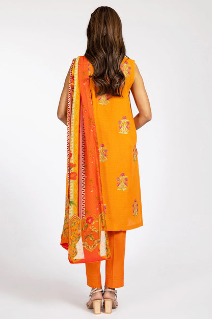 Kayseria - 3 Piece Dobby Lawn Suit