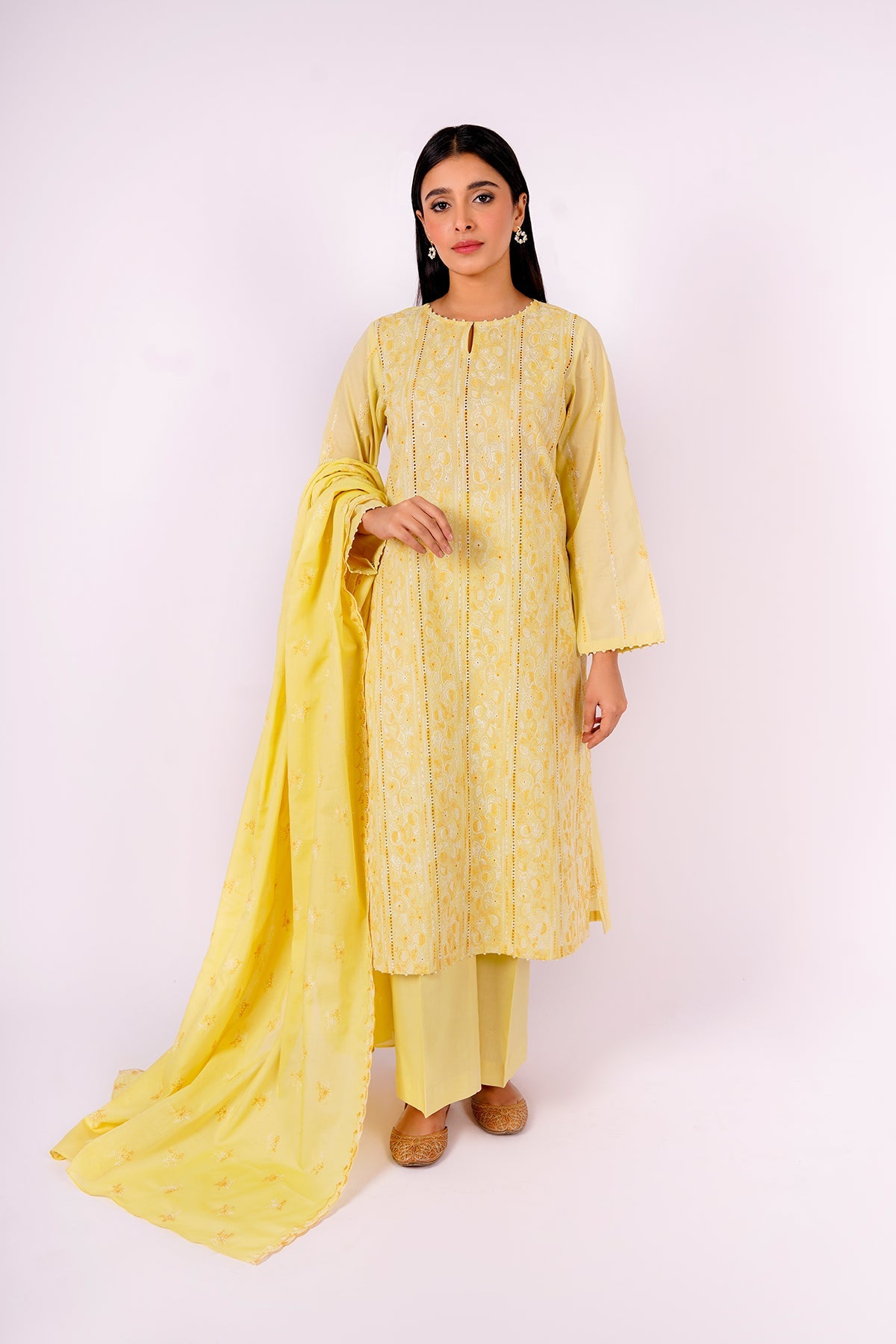 Kayseria - 3 Piece Cotton Lawn Suit