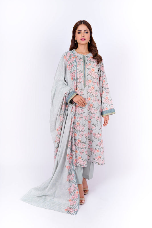 Kayseria - 3 Piece Cotton Lawn Suit