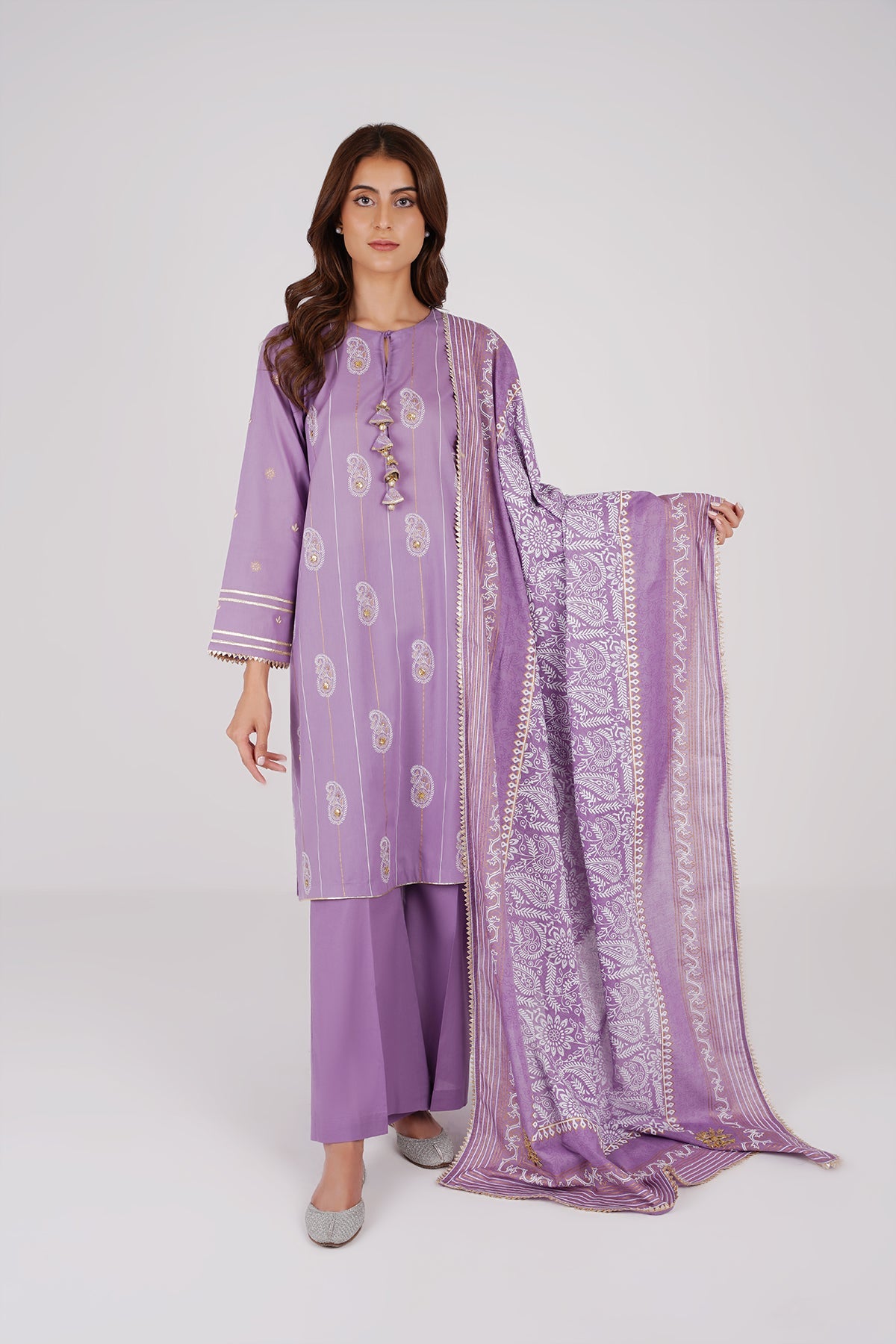 Kayseria - 3 Piece Cotton Lawn Suit