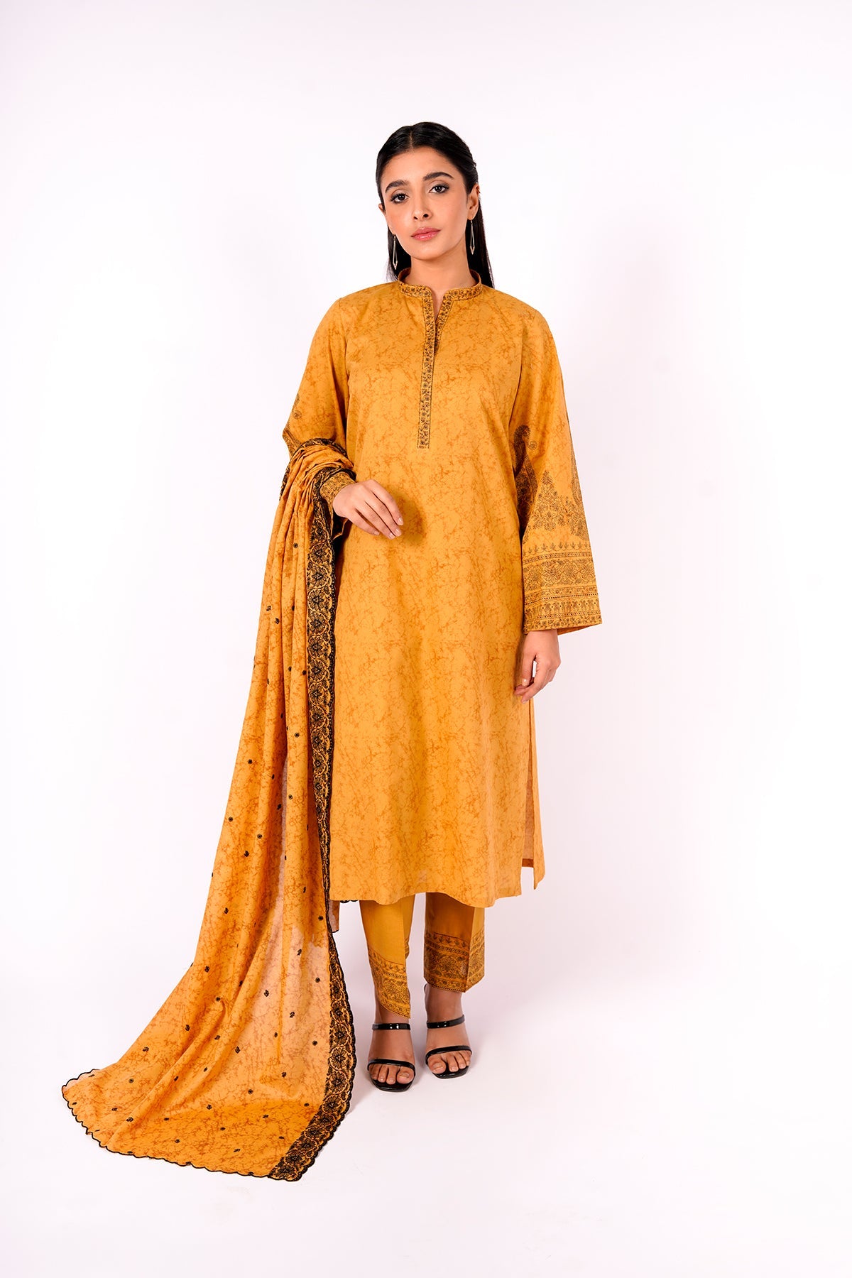 Kayseria - 3 Piece Cotton Lawn Suit